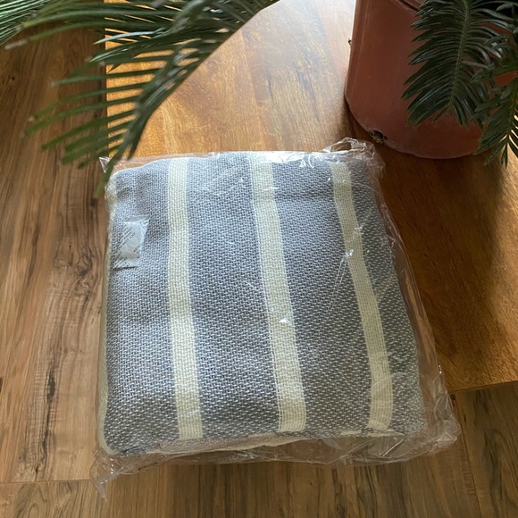 Imani Collective Woven Throw Blanket in Slate - Picture 6 of 6